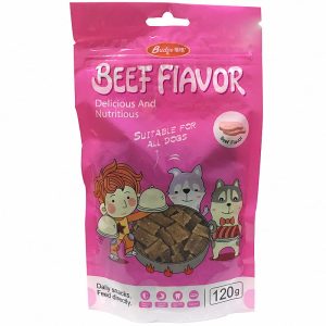 Bánh thưởng cho chó vị thịt bò Budge Beef Flavor